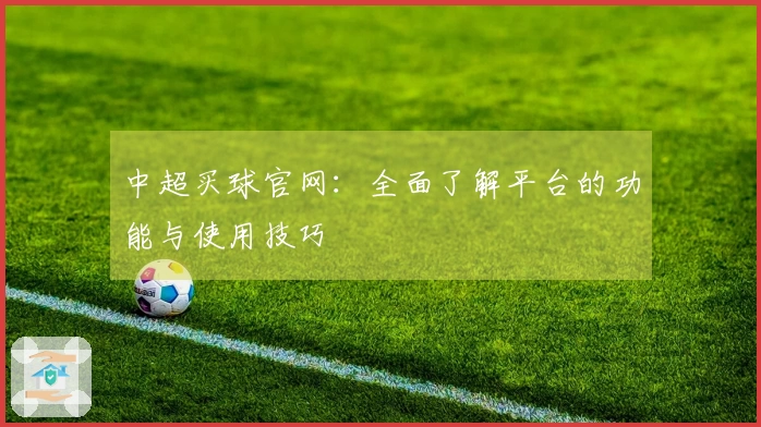 中超买球官网：全面了解平台的功能与使用技巧